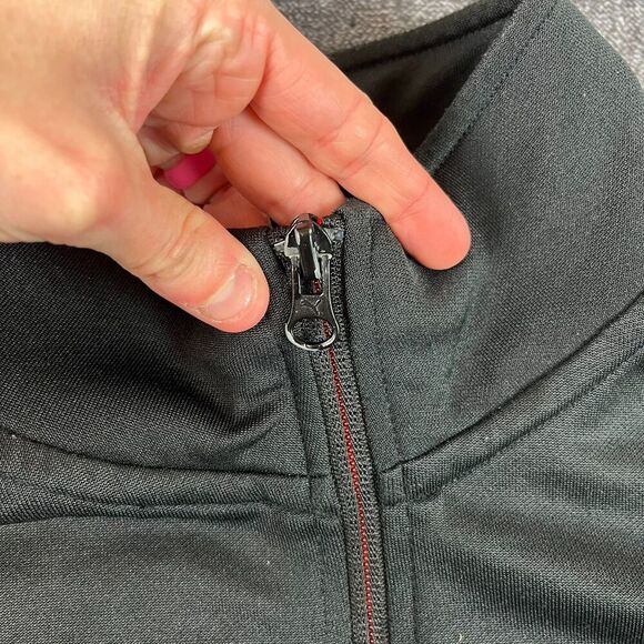 Puma Ferrari Track Jacket Full Zip Scuderia Black Mock Neck Men's S Racing - Picture 6 of 16